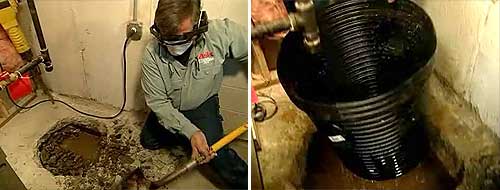 Как удалить воду из подвала